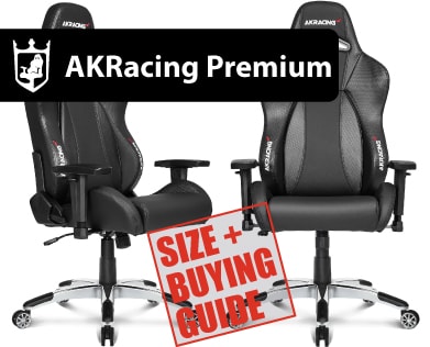 AKRacing Premium Series Size Buying Guide on GOTURBACK.UK