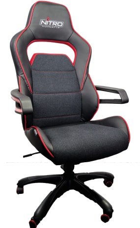 fabric and pu leather nitro concepts racing seat