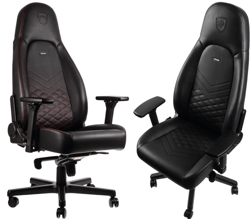 The ICON gaming chair in two different colours